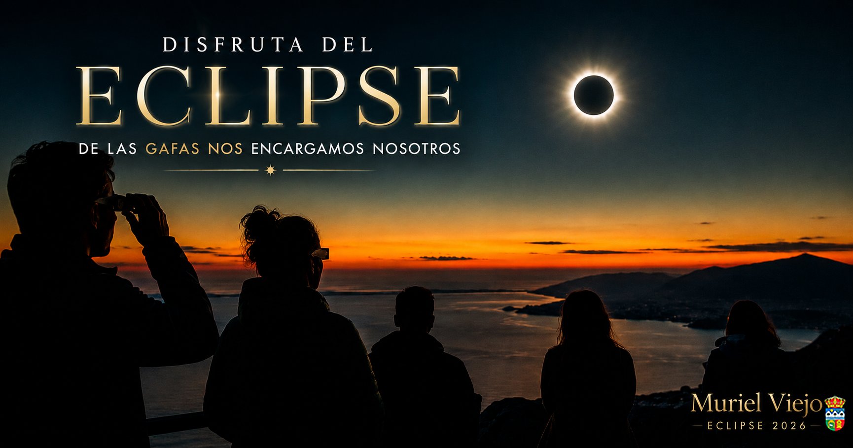 Disfruta del eclipse en Muriel Viejo — de las gafas nos encargamos nosotros